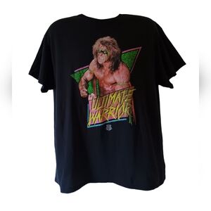 The Ultimate Warrior men's black short sleeve graphic t-shirt size XL